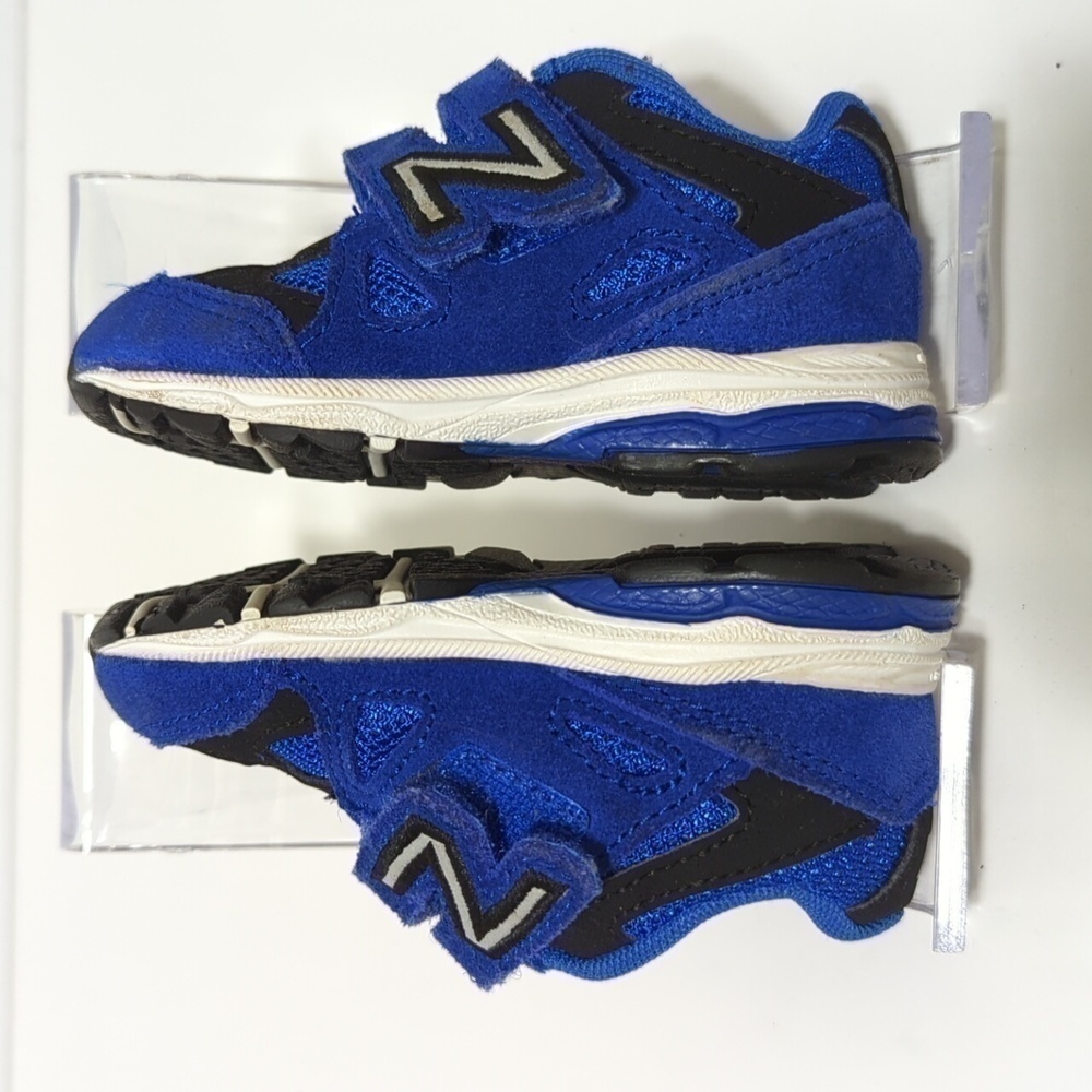 New Balance 888 blue suede sneakers toddler size 4 EU 20 - Picture 5 of 9